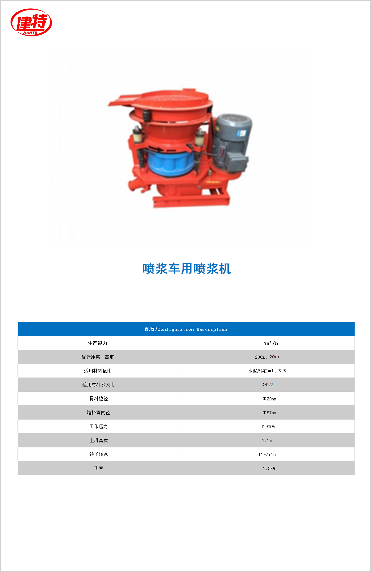 05-噴漿車用噴漿機(jī)